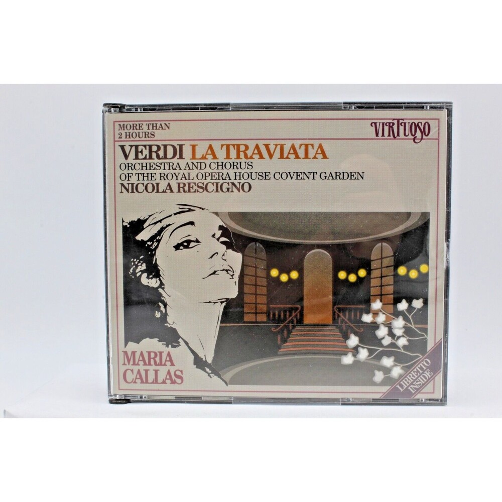 Opera Verdi La Traviata Maria Callas Royal Opera House London 2CDs set Virtuoso